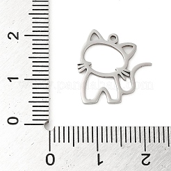Non-Tarnish 5Pcs 201 Stainless Steel Pendants&nbsp;STAS-B064-03P