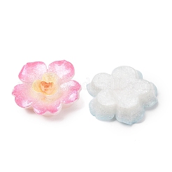 Opaque Resin & Glitter Powder Cabochons&nbsp;RE-CBA0EC6-08