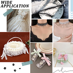 25M Nylon Elastic Pleated Lace Trim&nbsp;OCOR-CY0001-13D