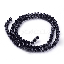 Faceted(32 Facets) Glass Round Beads Strands&nbsp;X-EGLA-J042-6mm-08