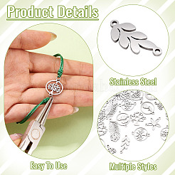 22Pcs 11 Style Stainless Steel Links Connectors&nbsp;STAS-BY0001-03