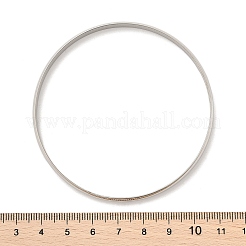 Fashion 201 Stainless Steel Bangle Sets&nbsp;BJEW-L664-024D-M-1