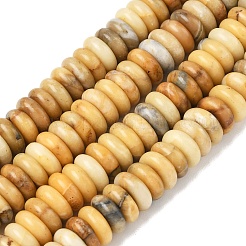 Natural Huanglong Jade Beads Strands&nbsp;G-B155-B03-4x10mm