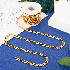 304 Stainless Steel Figaro Chains&nbsp;CHS-PJ0001-02