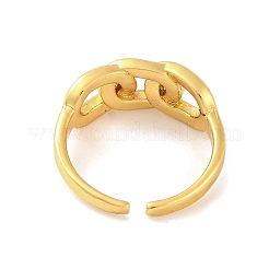 Brass Open Cuff Rings&nbsp;RJEW-U009-21G