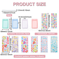 DIY Plastic ID Card Tag Pendant Making Kits&nbsp;DIY-BC0006-27