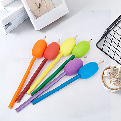 12Pcs 6 Colors EVA Pencil Grips for Kids&nbsp;AJEW-GF0014-42