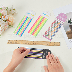 640Pcs 4 Styles PET Plastic Index Tabs&nbsp;AJEW-OC0014-76
