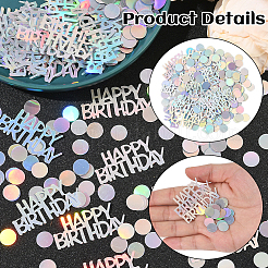 2 Bags Plastic Confetti&nbsp;DIY-SC0031-54B