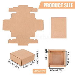 Kraft Paper Folding Box&nbsp;CON-BC0004-32A-A