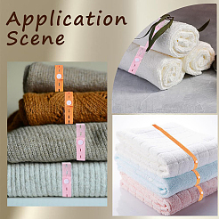 3Pcs 3 Colors Polyester Clothes Organizer Elastic Bands&nbsp;FIND-CN0001-68A