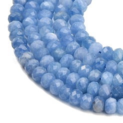 Faceted Dyed Natural White Jade Beads Strands&nbsp;GG-CBAE966-01A-T
