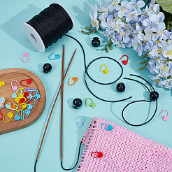 30Pcs Eco-Friendly ABS Plastic Knitting Crochet Locking Stitch Markers Holder&nbsp;IFIN-SC0001-96C