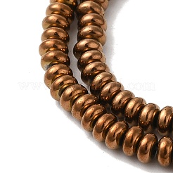 Electroplated Synthetic Non-magnetic Hematite Beads Strands&nbsp;G-I364-I01-02C