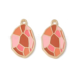 Rack Plating Alloy Enamel Pendants&nbsp;FIND-I038-05