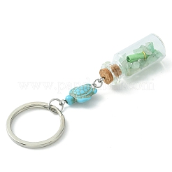 Wishing Bottle Glass Pendant Keychains&nbsp;KEYC-JKC00499