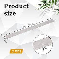 304 Stainless Steel Flat Strip&nbsp;DIY-WH0888-616P