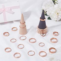 18Pcs 18 Styles Stainless Steel Finger Rings&nbsp;RJEW-SC0001-36RG