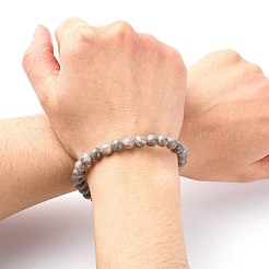 Stretchy Gemstone Bracelets&nbsp;BJEW-C259-6mm-2A