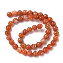 Natural Agate Beads Strands&nbsp;G-G754-06-8mm