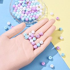 30G 3 Colors Opaque Acrylic Beads&nbsp;MACR-YW0003-44D