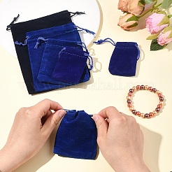 30Pcs Rectangle Velvet Pouches&nbsp;TP-FS0001-02C