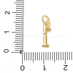 Brass Micro Pave Cubic Zirconia Pendants&nbsp;KK-D019-28G