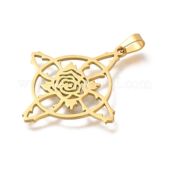 304 Stainless Steel Pendants&nbsp;STAS-S144-05G-A