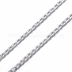 Tarnish Resistant 304 Stainless Steel Curb Chain Necklaces&nbsp;LS-NJEW-P147-05P
