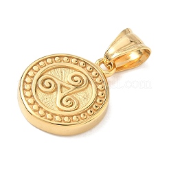 304 Stainless Steel Pendants&nbsp;STAS-D207-01G