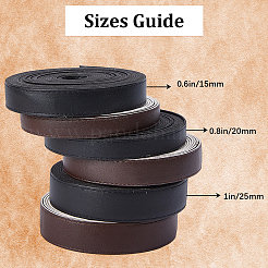 5M Flat Imitation Leather Cord&nbsp;LC-GF0001-05B-02