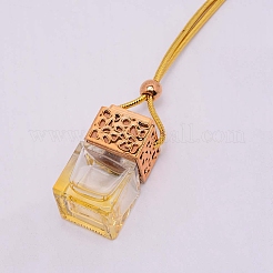 Car Hanging Air Freshener Glass Bottles&nbsp;DJEW-WH0008-10B