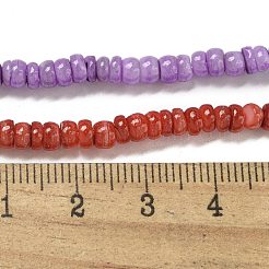 Dyed Natural Freshwater Shell Beads Strands&nbsp;BSHE-G039-07