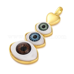 Rack Plating Brass Pendants&nbsp;KK-H510-01G