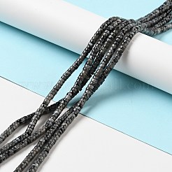 Natural Larvikite Beads Strands&nbsp;G-D474-01