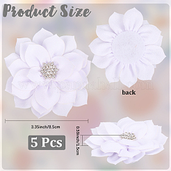 Polyester & Rhinestones Ornament Accessories&nbsp;DIY-WH20063-015D