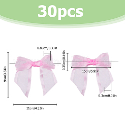 Polyester Packaging Ribbon Bowknot&nbsp;AJEW-WH0270-204A