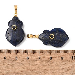 Dyed Natural Lapis Lazuli Pendants&nbsp;G-P628-05G-03