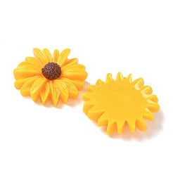 Opaque Flatback Resin Cabochons Accessories&nbsp;RESI-TAC0003-30B-04