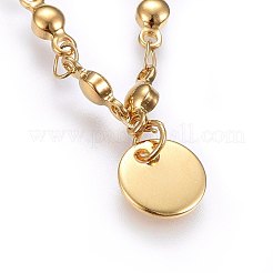304 Stainless Steel Charm Bracelets&nbsp;BJEW-H579-15G