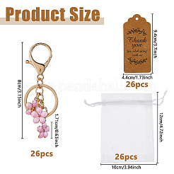 78Pcs Alloy Enamel Keychain&nbsp;KEYC-DC00056