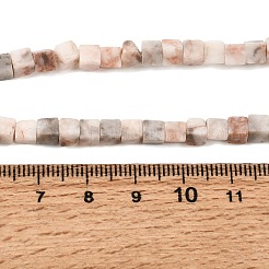 Natural Pink Zebra Jasper Beads Strands&nbsp;GG-CBA0743-A01