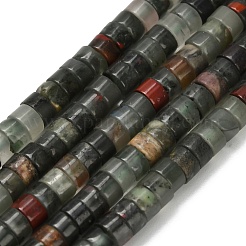 Natural African Bloodstone Beads Strands&nbsp;G-Z110-A31-2x4mm