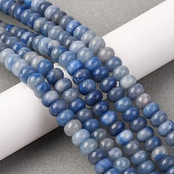 Dyed & Heated Natural Blue Aventurine Beads Strands&nbsp;G-F642-05-1
