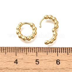 Rack Plating Round Brass Hoop Earrings for Women&nbsp;EJEW-C125-08G