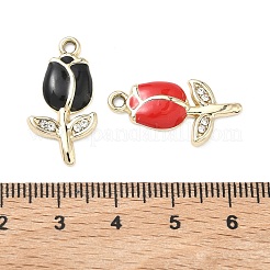 Alloy Enamel Pendants&nbsp;ALRI-D303-13G