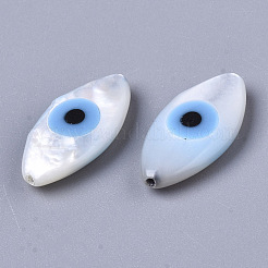 Natural White Shell Mother of Pearl Shell Beads&nbsp;SSHEL-N034-56C-01