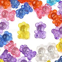 50Pcs Transparent Acrylic Pendants&nbsp;TACR-FP0001-08