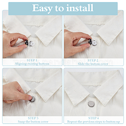 12Pcs 2 Styles Brass Cufflinks&nbsp;KK-ME0003-91B