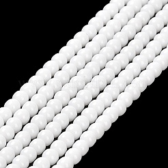 Imitation Jade Glass Beads Strands&nbsp;GLAA-K062-A01-08